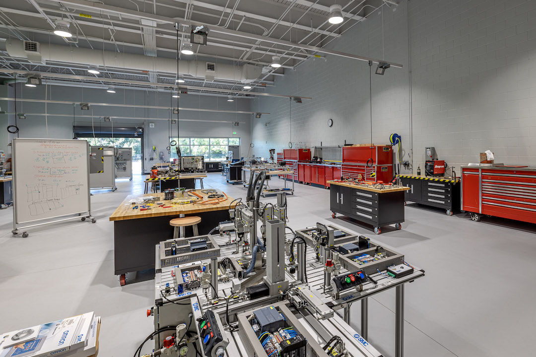 Mechatronics lab at Cooper River Center for Advanced Studies