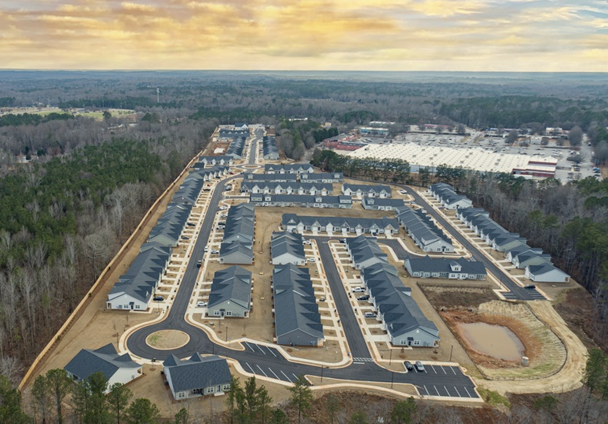 The 41-acre Cottages at Lexington offers 200 BTR units in Athens, hometown of the University of Georgia