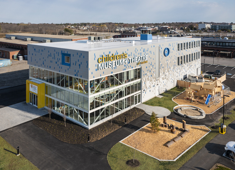 Exterior of Children's Museum & Theatre of Maine