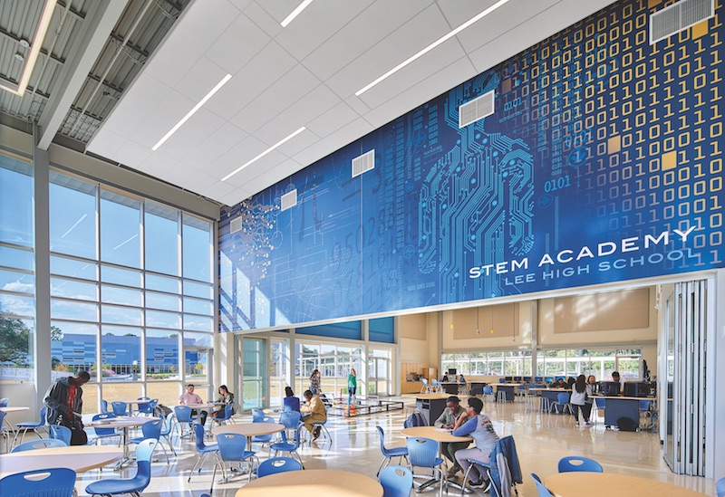 The 250,000-sf Lee Magnet High School