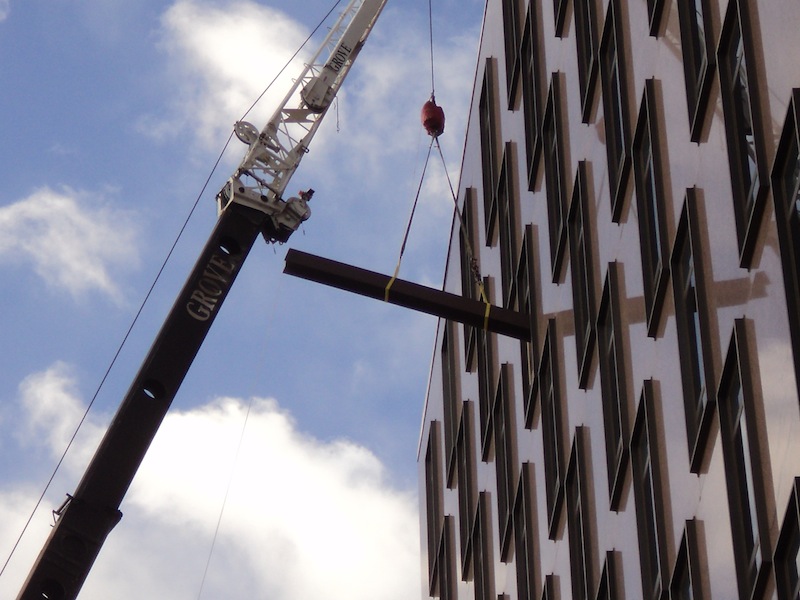 The conversion of an 11th floor courtroom into SBA offices under a GSA IDIQ Desi