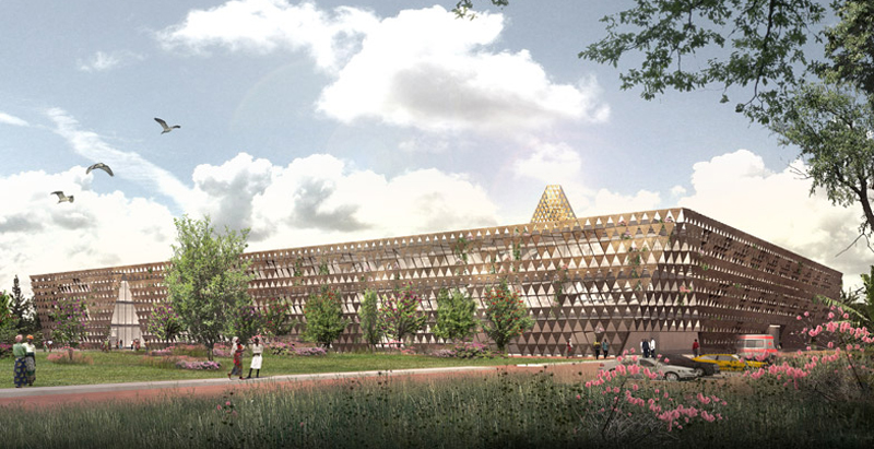 David Adjaye Architects, Rwanda, Africa, Architecture, Cancer Facility, Healthcare, Children, Pediatric