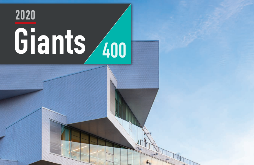 Download a PDF of all 2020 Giants 400 Rankings from Building Design+Construction magazine