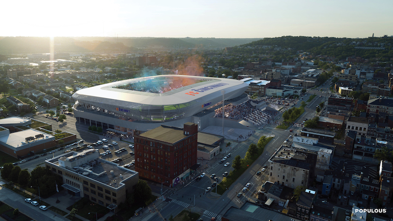 FCC West End Stadium Aerial view from SE