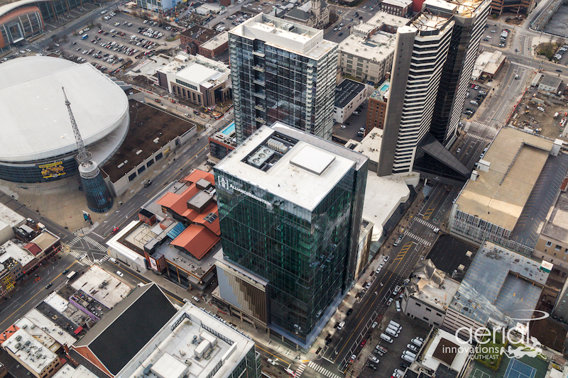 Fifth + Broadway aerial photo