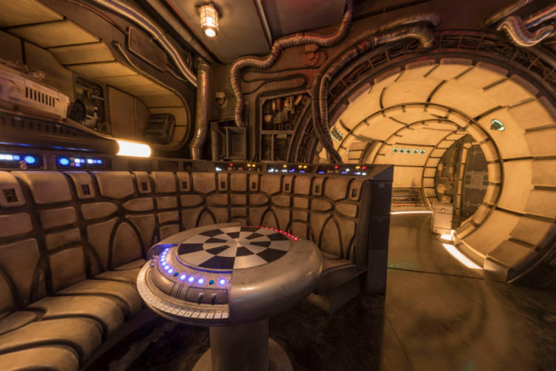 Chess room in Millennium Falcon