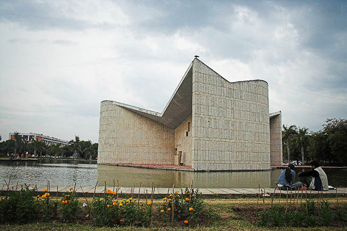 Gandhi Bhawan, Gandhi Center, India, Panjab University, Chandigarh, Indic, Pierre Jeanneret, Architecture, Getty Foundation, Grant, Historic Preservation