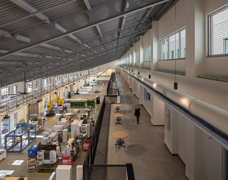 Georgia Southern High Bay overlook interior