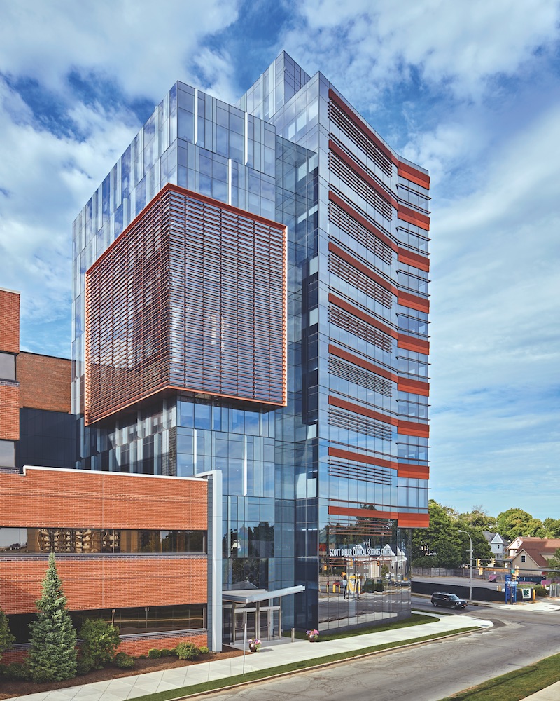 The 142,000-sf Scott Bieler Clinical Science Center