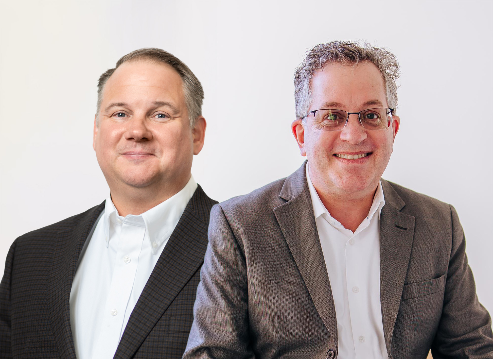 Headshots of two businessmen