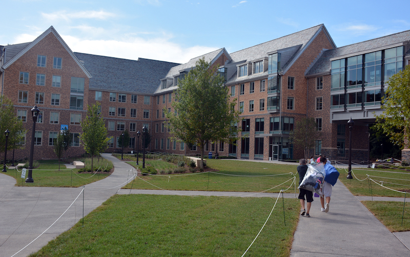 Exterior of Hollows Quad