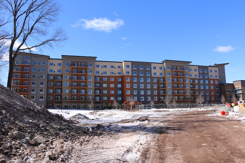 Kartrite hotel main building under construction