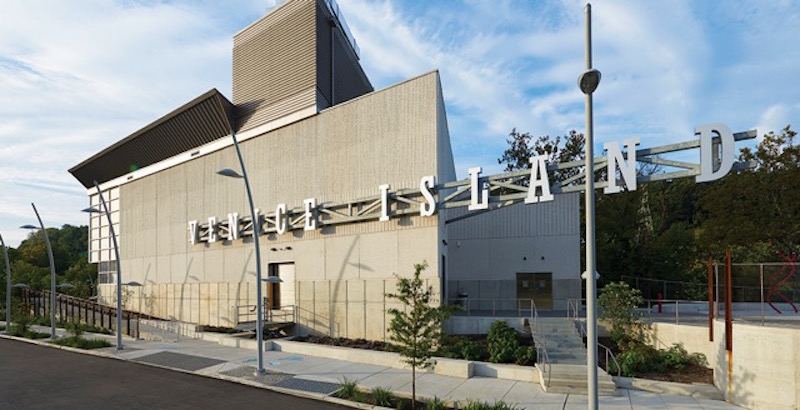 Exterior of the Venice Island Performing Art & Recreation Center