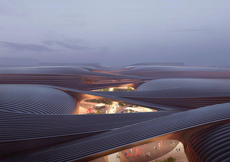 International Exhibition Centre roof structure