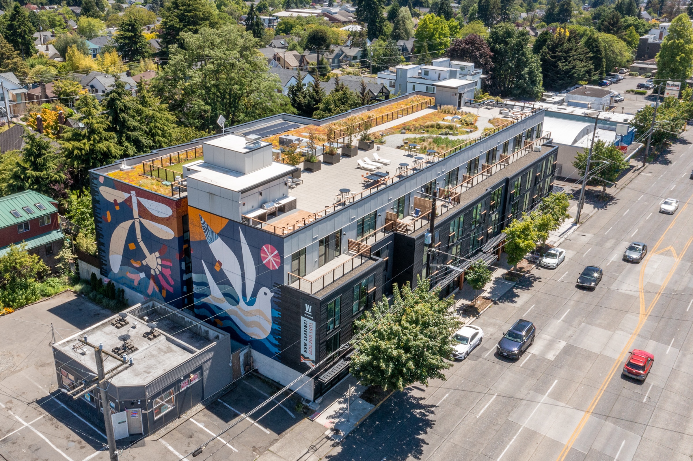 Seattle workforce housing project inspired by geology of eastern Washington Photo: Andrew Nam, ANAM Media