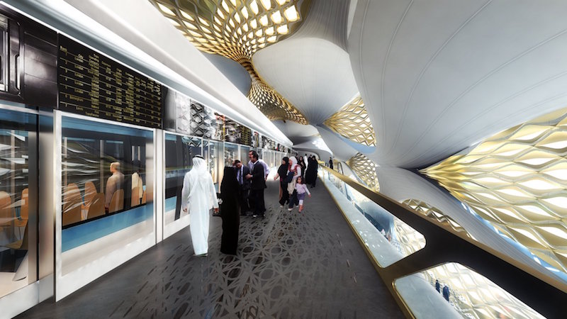 Inside the new KAFD metro hub