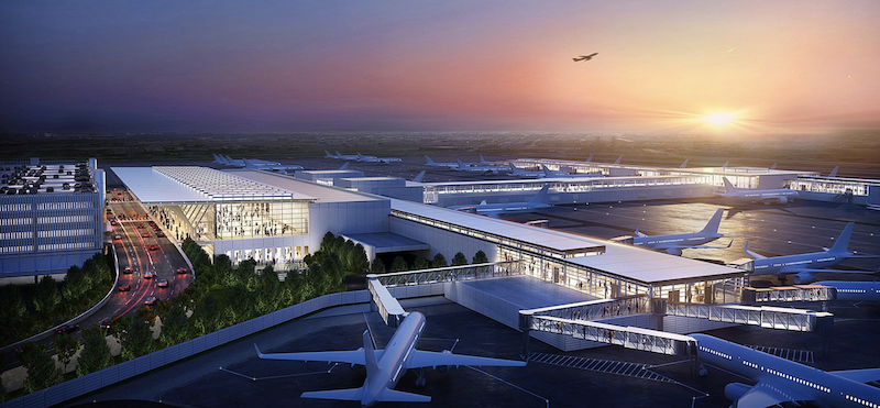 KC International Airport Terminal exterior