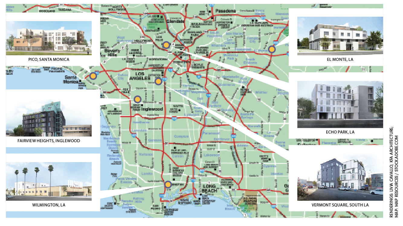The conventional real estate market has written off these "misfit parcels," but KFA Architecture sees them as the future of affordable housing in Los Angeles.