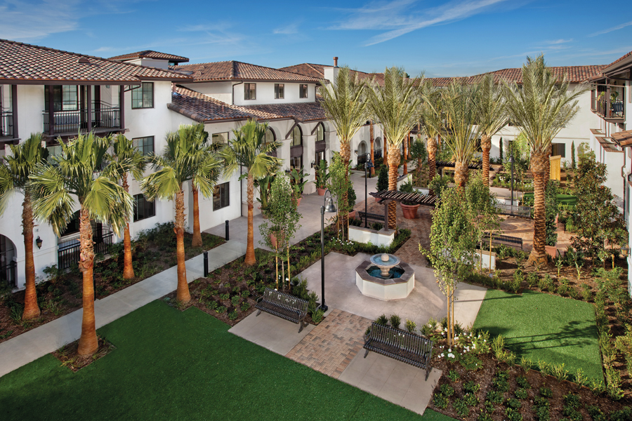 Dana Strand Senior Apartments, a 100-unit New Urbanism complex in Los Angeles, d