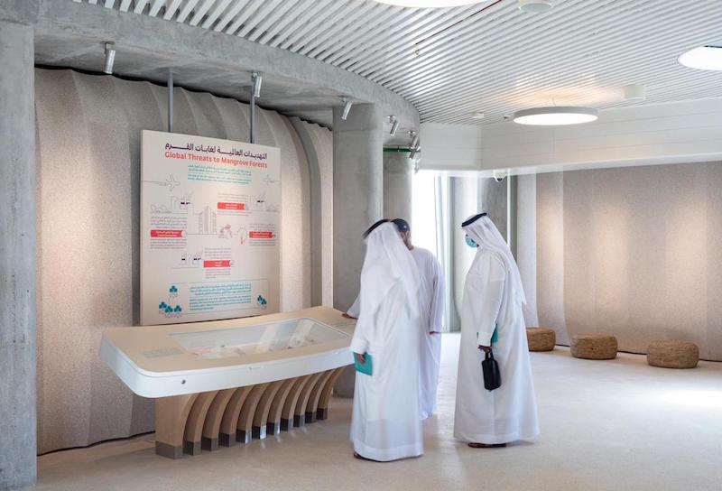 The Khor Kalba Turtle and Wildlife Sanctuary exhibition space