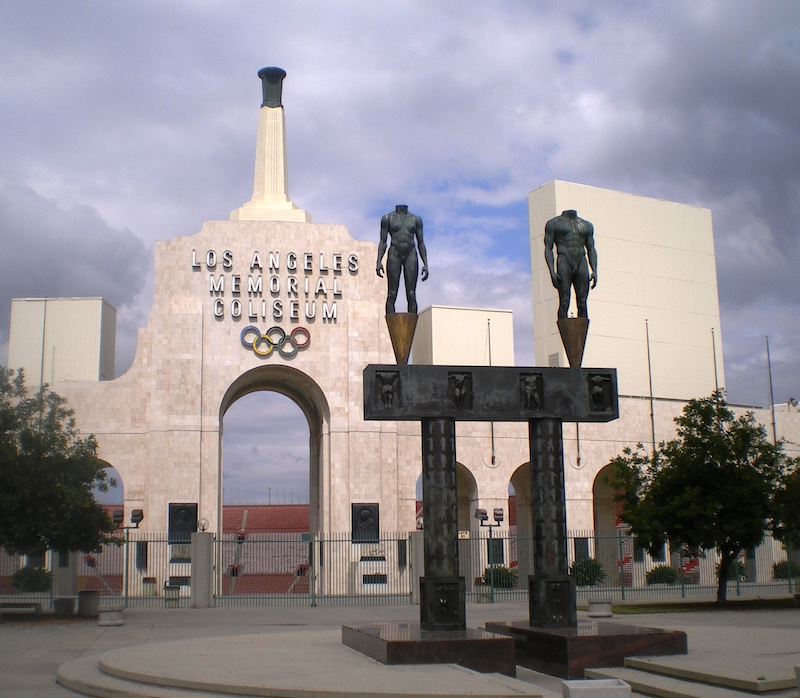 The Memorial Coliseum's Peristyle