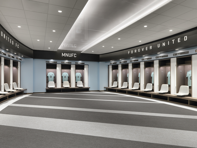 Allianz Field locker room