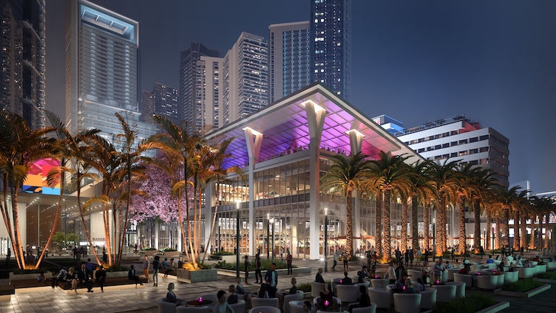 Miami Worldcenter jewel box retail rendering