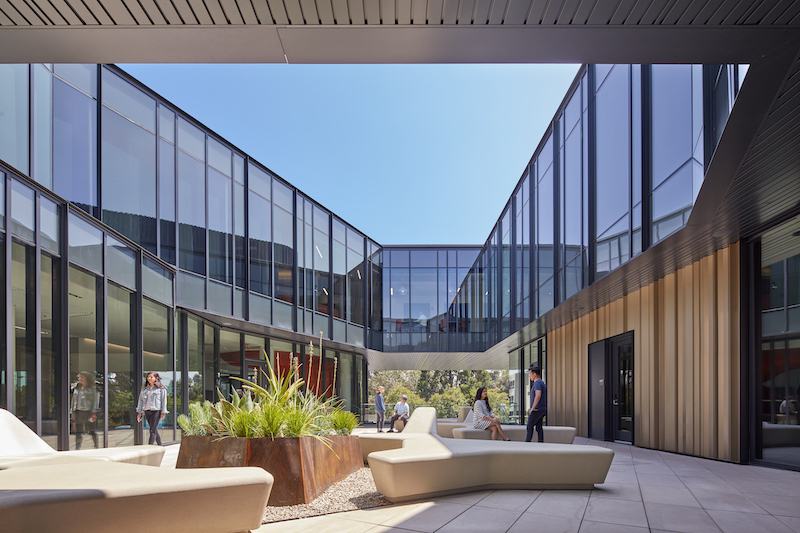 McGregor Computer Science Center courtyard