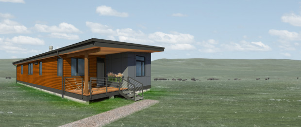 Method Homes' home design for the Fort Peck Indian Reservation.