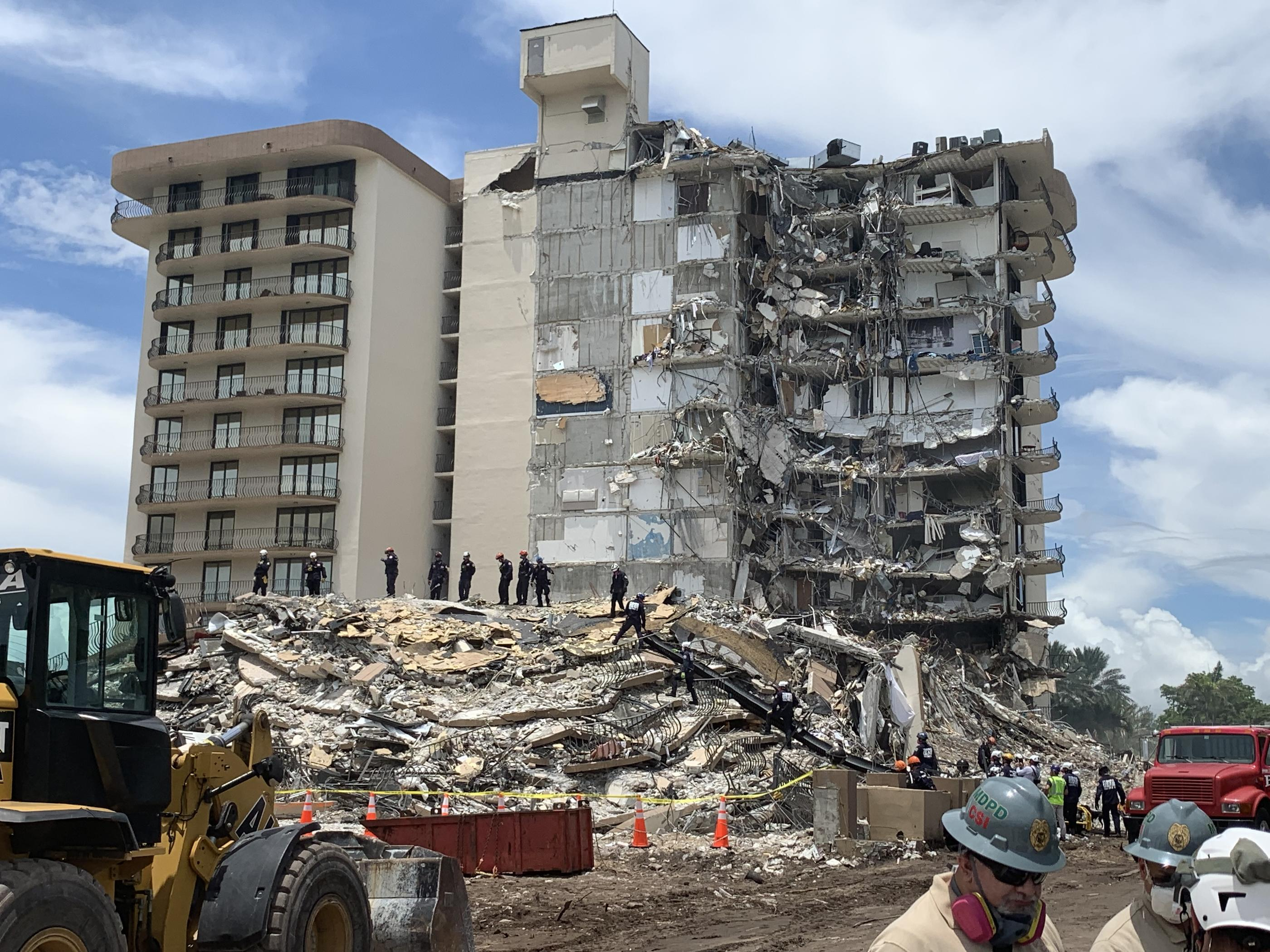 NIST investigation of Champlain Towers South collapse indicates no sinkhole Photo courtesy NIST