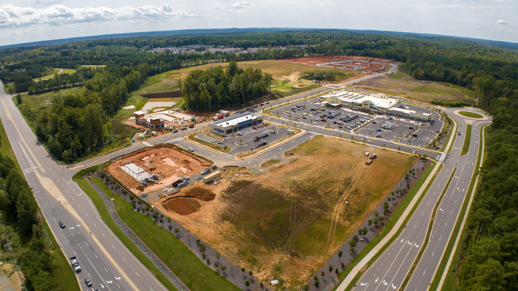 An aerial view of Northwood Landing in North Carolina