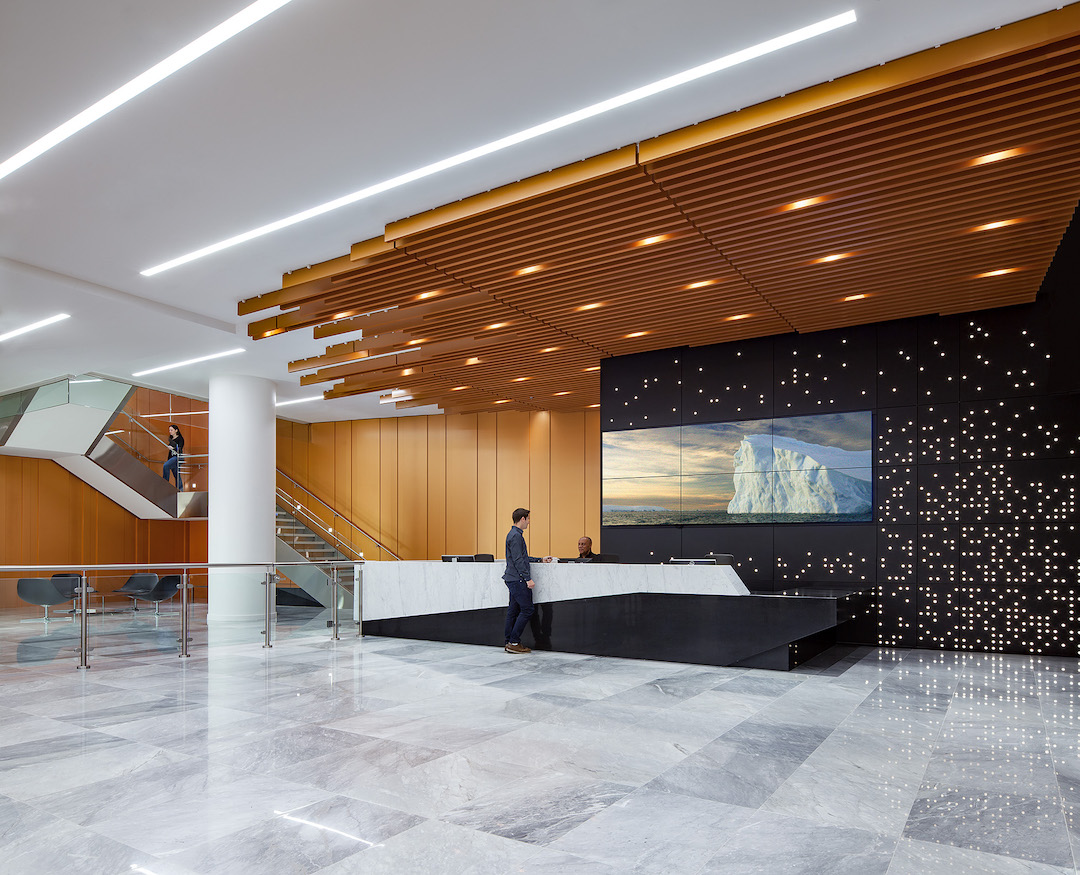 2019 Office Giants Report, 2019 Giants 300 Report, National Science Foundation headquarters, Alexandria, Va. Architect WDG Interiors Photo MAXWELL MACKENZIE