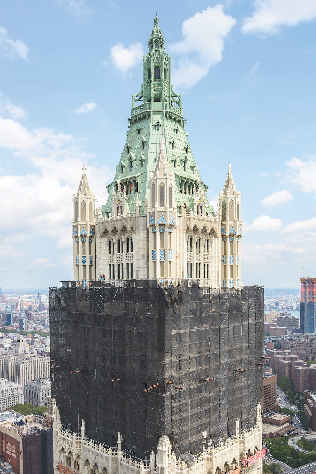 Five-story penthouse