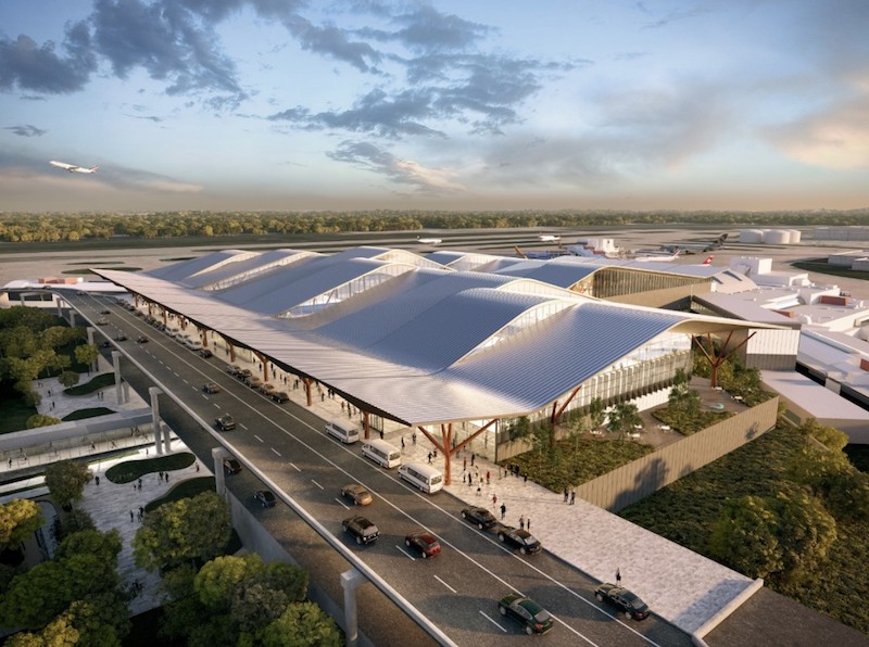 Pittsburgh International Airport rendering exterior