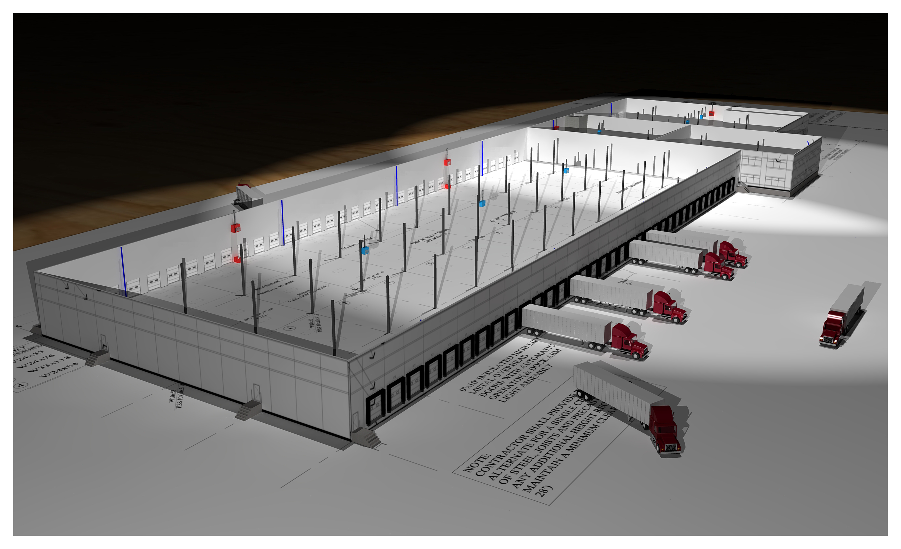 Meridian Design Build has been selected to act as general contractor for a 38-ac