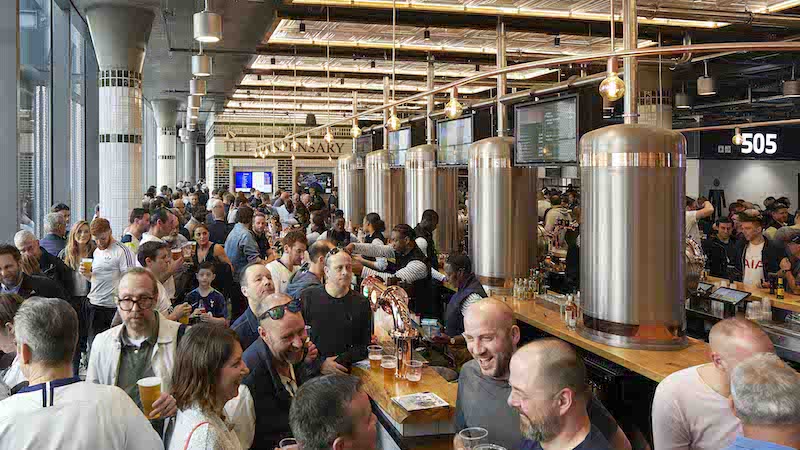 Tottenham Stadium Goal Line Bar