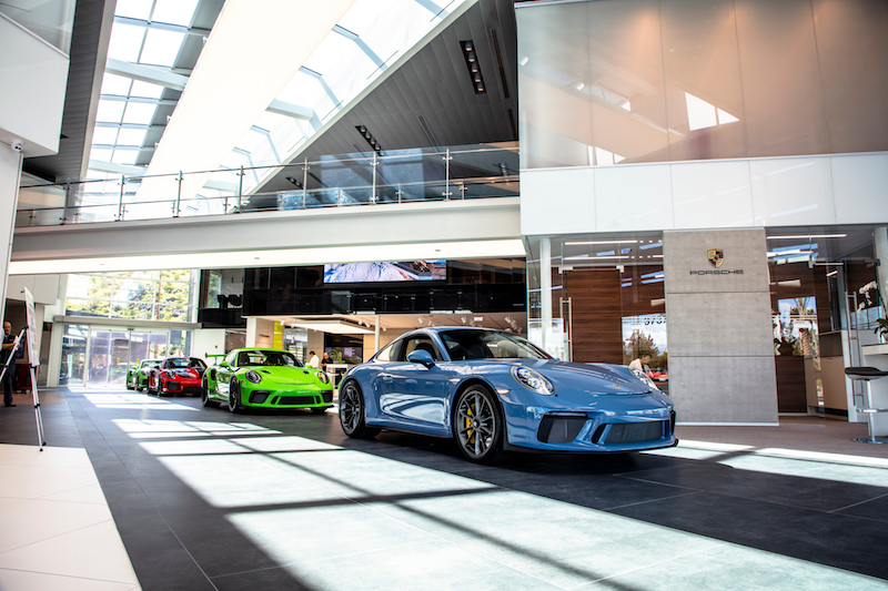 Porsche Palm Springs interior Destination Porsche