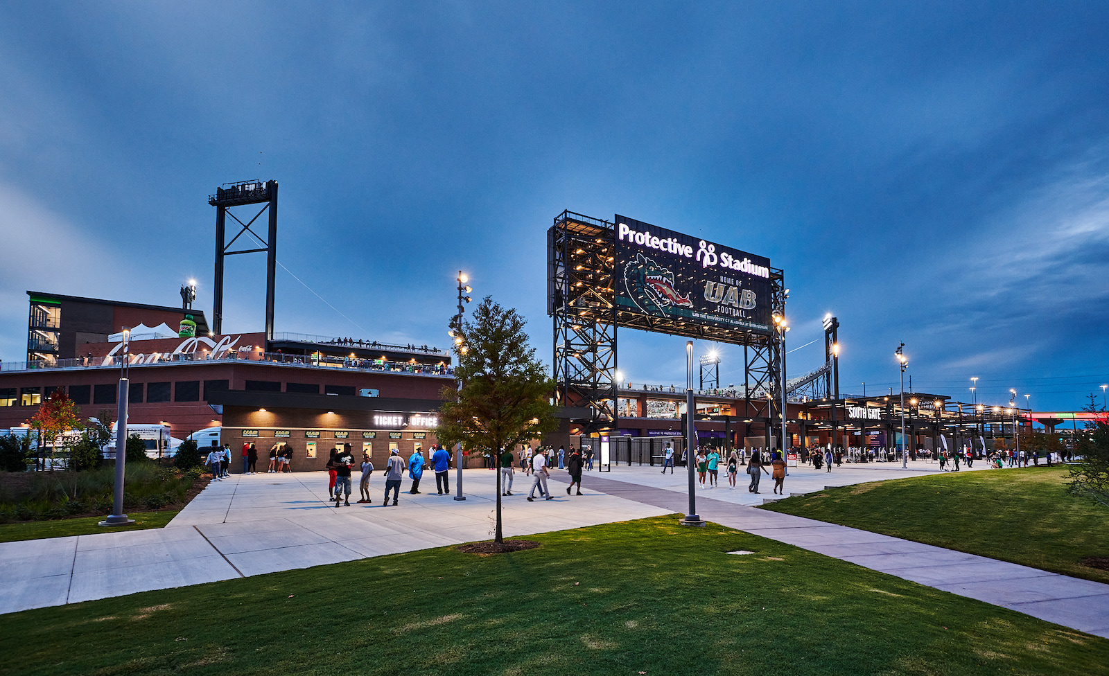 Protective Stadium Exterior