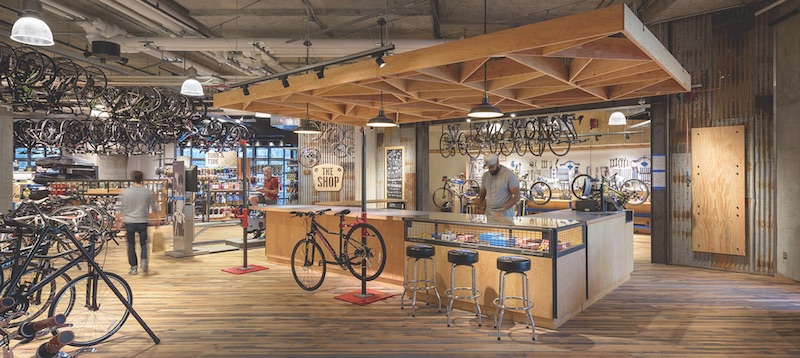 REI's flagship store in Washington, D.C.