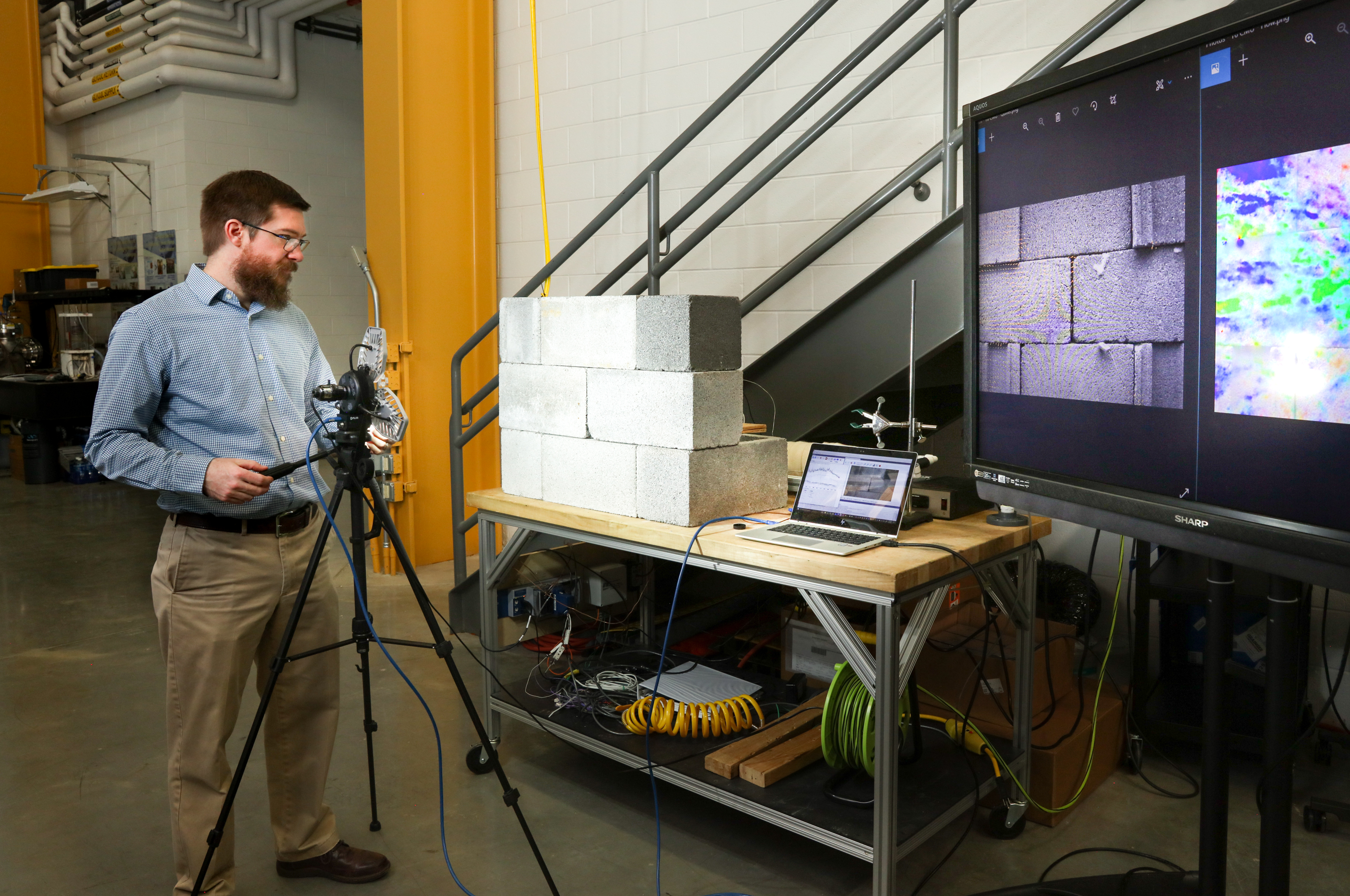 Researchers create building air leakage detection system using a camera in real time