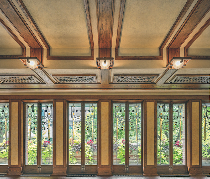 Robie House South Balcony Doors