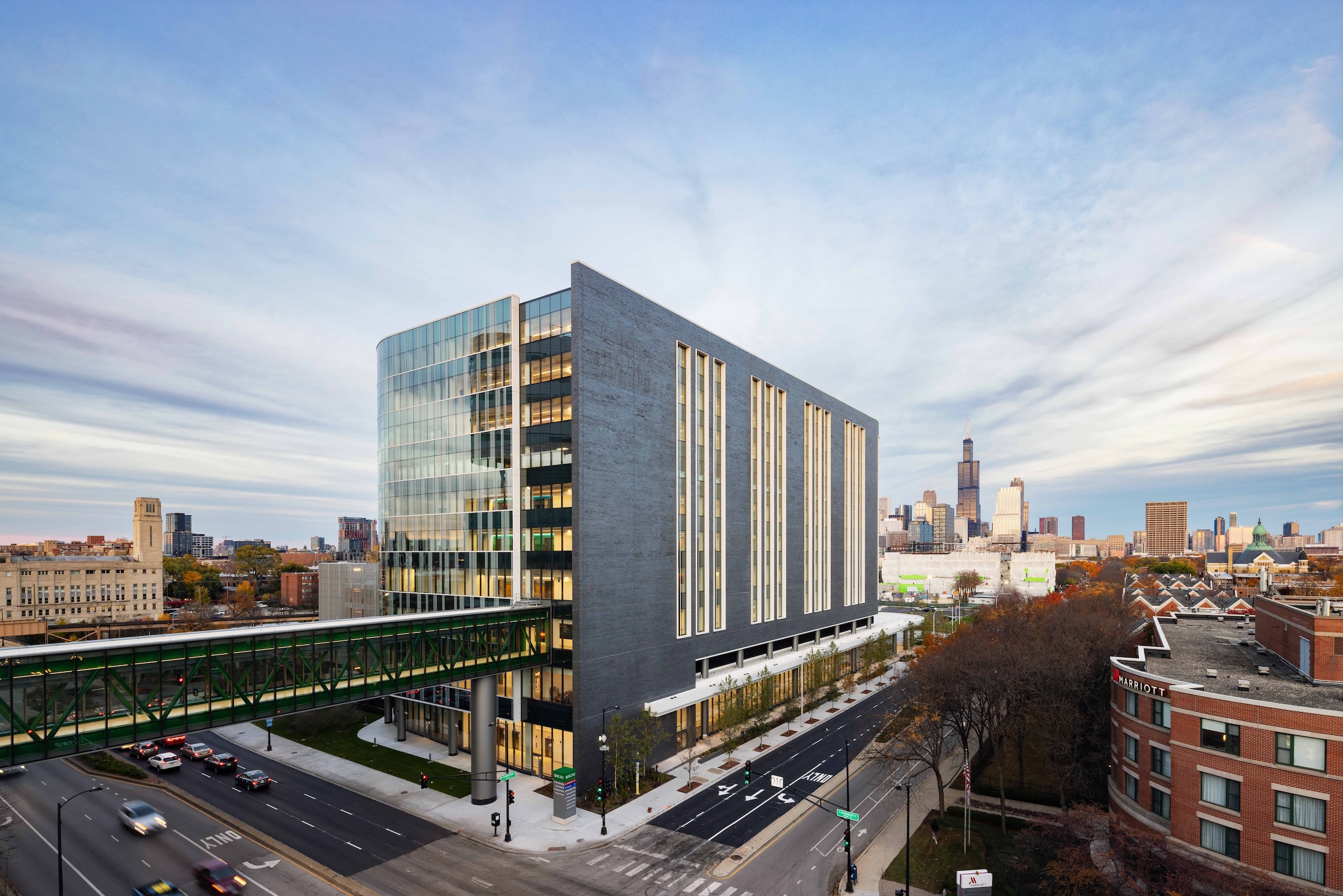 The Joan and Paul Rubschlager Building at Rush University Medical Center, Chicago, Top 100 Outpatient Facility Architecture Firms for 2023