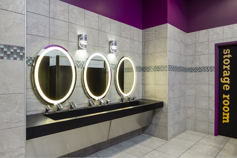 Sloan sink system in Planet fitness