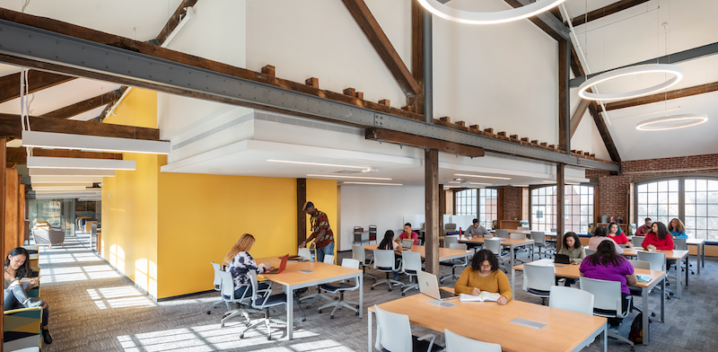 Double height Library Reading Room