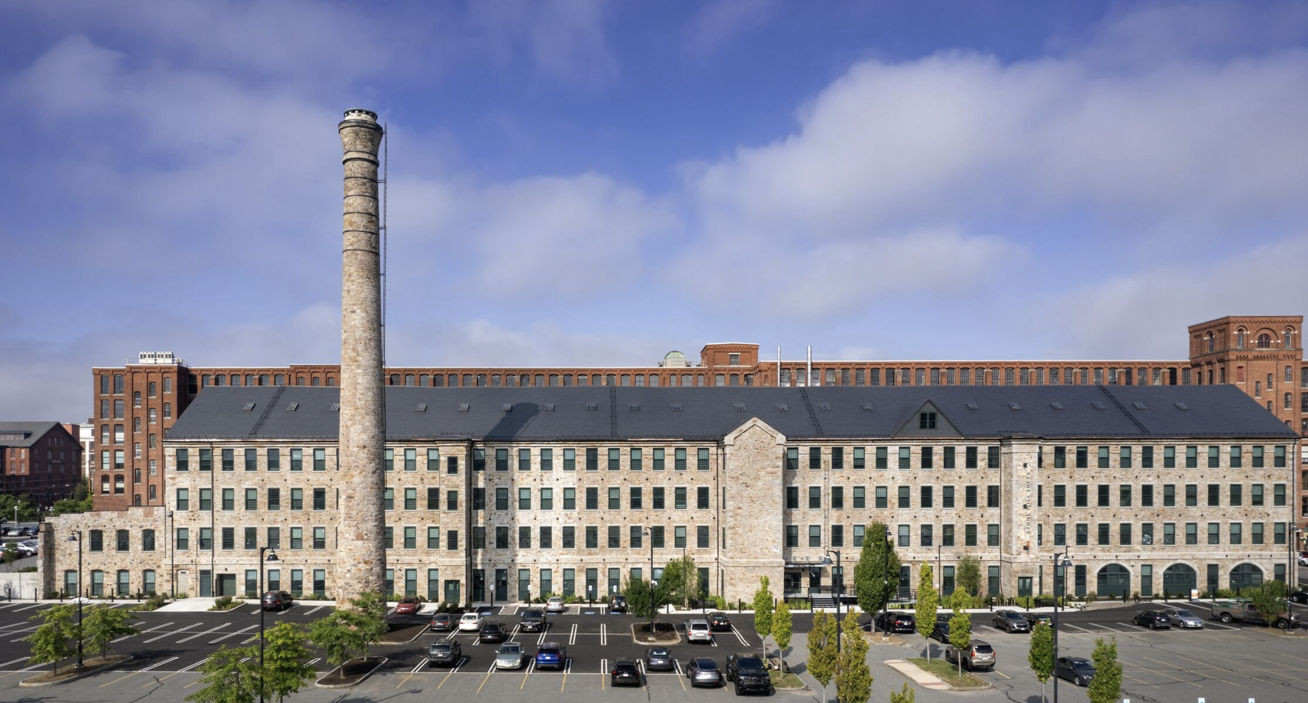 Adaptive reuse project Stone Mill Lofts transforms 1840s-era mill building into rental housing. Photo: The Architectural Team, Inc. (TAT)