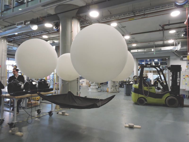 Bechtel is using the shop to devise a way to provide shade to construction sites where extreme heat is a constant