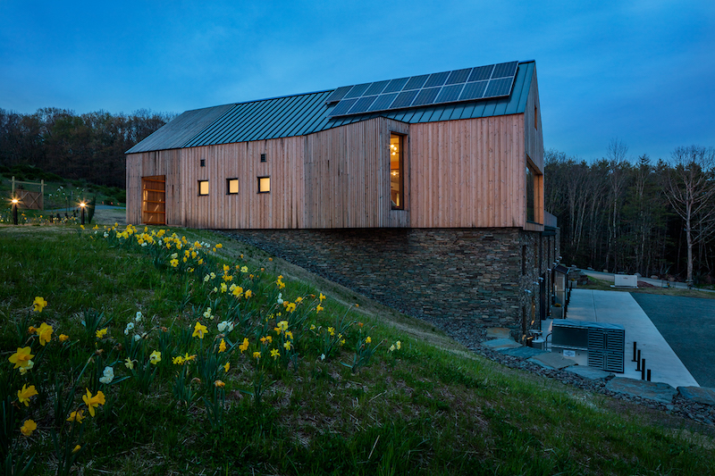 Seminary Hill Orchard & Cidery built into the hill