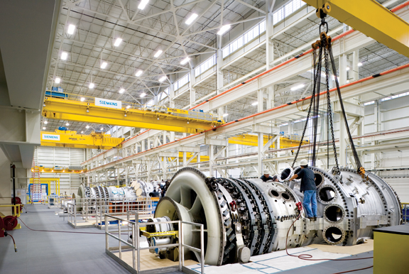 The Siemens Gas Turbine manufacturing plant and office complex, Charlotte, N.C. 