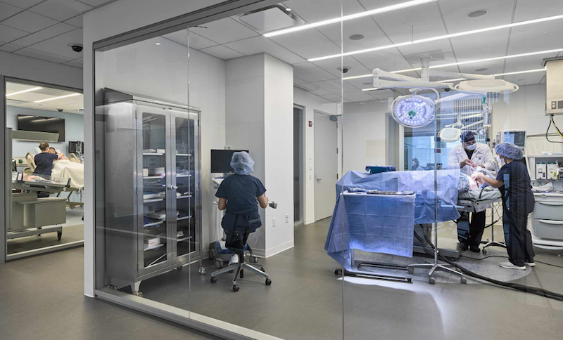 Columbia University School of Nursing simulation lab