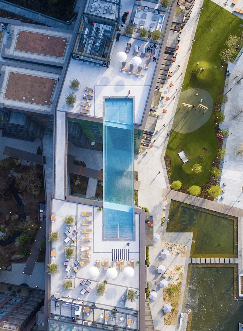 Sky Pool aerial